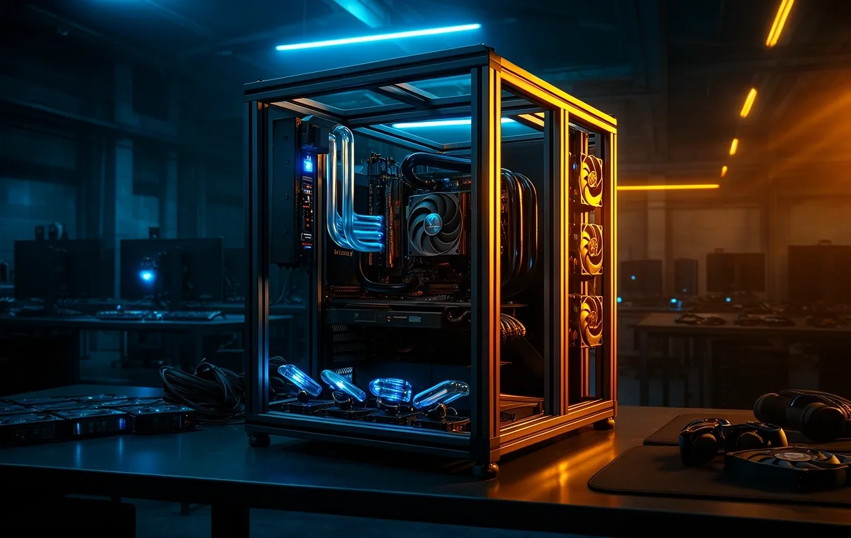Professional hardware testing rig